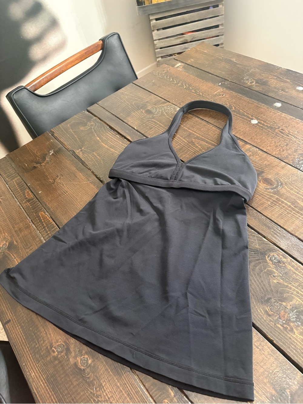 Black Lululemon Halter Tank Top